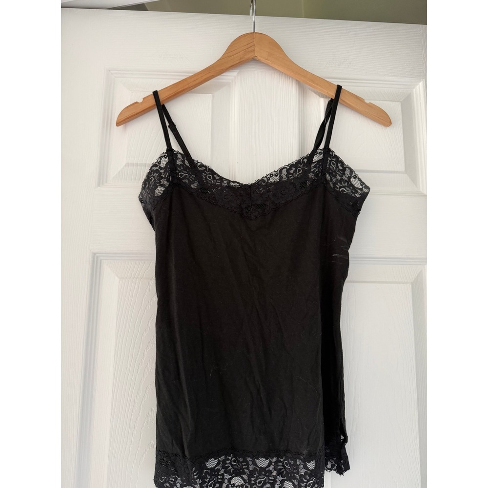 Vintage Gadzooks Black Tank Top Retro 2000s Whimsigoth